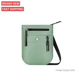 Small Anti-Theft Crossbody Bag, Recycled Polyester, Travel Shoulder Bag